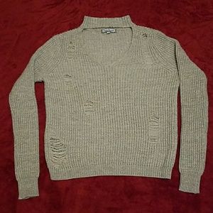 Tan knit sweater